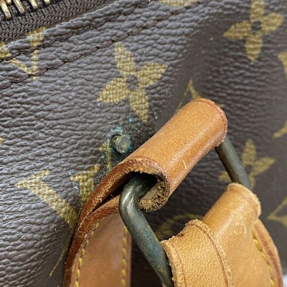 Louis Vuitton Boston Bag Monogram Keepall 55 M41424 Brown Men Women Unisex - Picture 8 of 10